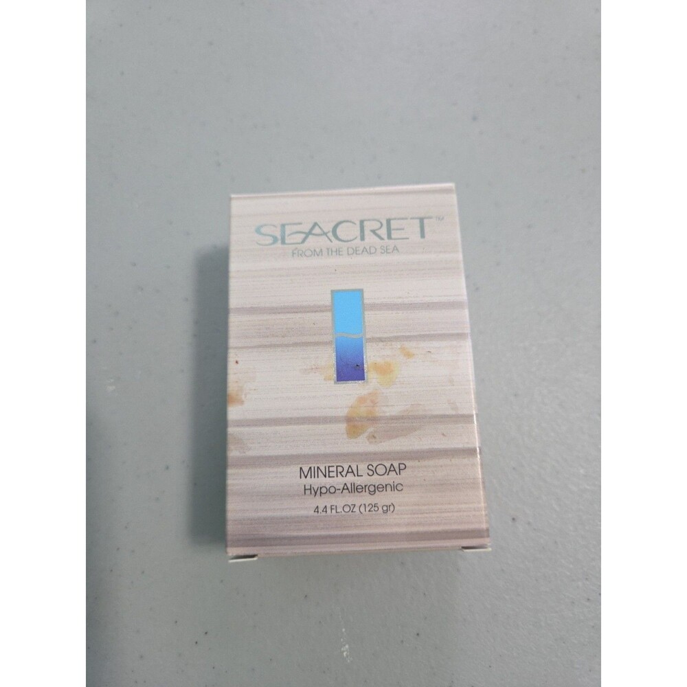 Seacret Hypo-Allergenic Mineral Soap Bar - 4.4 FL OZ, 125gr - Brand New